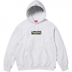 High version Supreme 25SS trendy brand HOODEDSWEATSHIRT big logo with fleece hoodie sweatshirt (32)