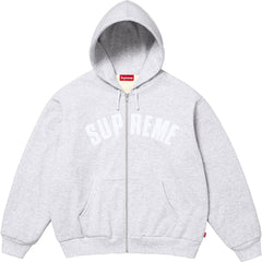 High version Supreme 25SS trendy brand HOODEDSWEATSHIRT big logo with fleece hoodie sweatshirt (97)