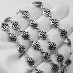 Chrome Hearts good art cherry blossom necklace