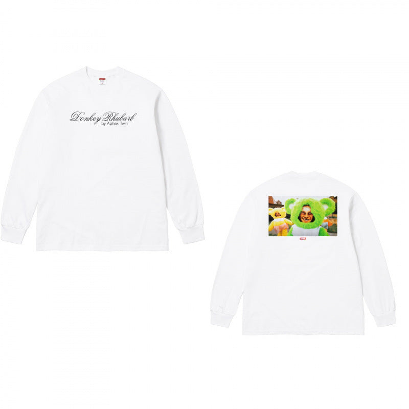 High version Supreme 25SS trendy brand HOODEDSWEATSHIRT big logo with fleece hoodie sweatshirt (54)