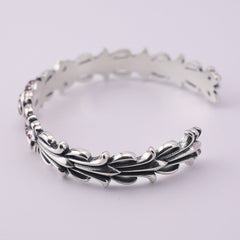 chrome hearts Gem Heart Love Cuff Gem bracelet
