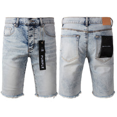 Purple Jeans Silver Gray Jean Shorts 5053 with a Sleek and Modern Design