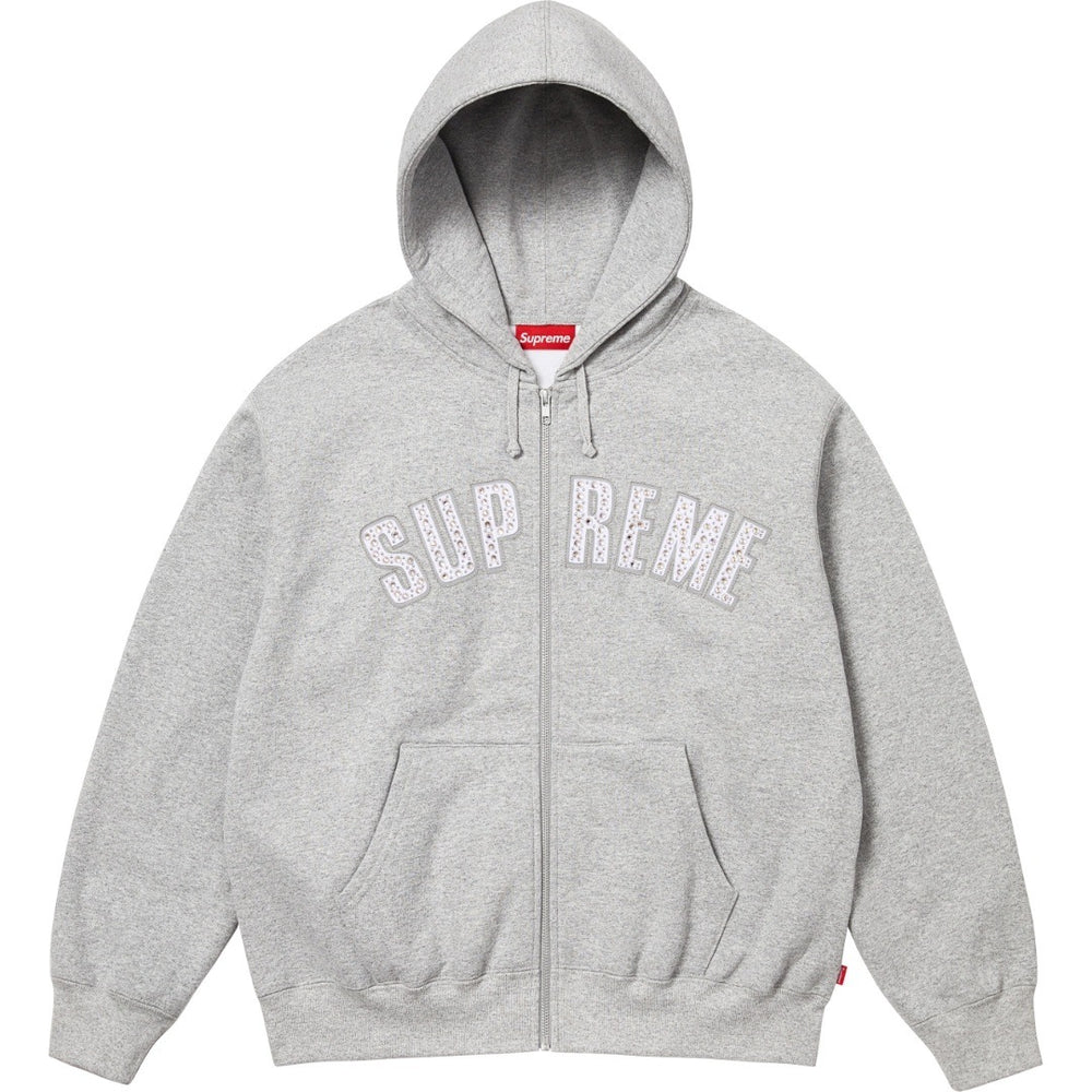 High version Supreme 25SS trendy brand HOODEDSWEATSHIRT big logo with fleece hoodie sweatshirt (60)
