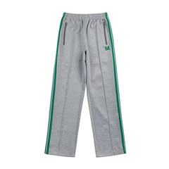 Needles Zebra Stripe Side Tape Track Pants Grey Green