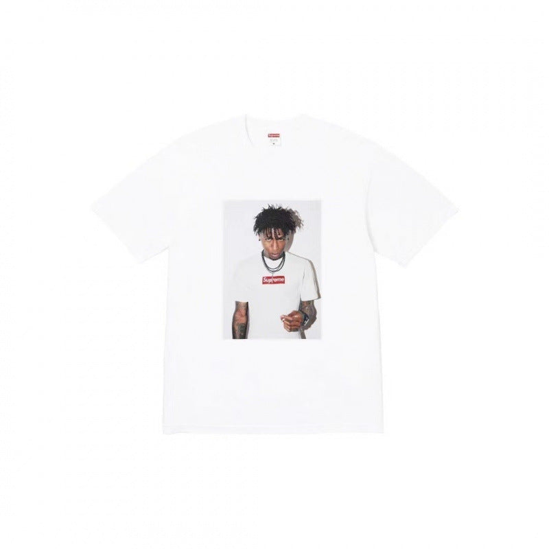Top version Supreme SS25 Short sleeved T-shirt, trendy street style short sleeved T-shirt (96)