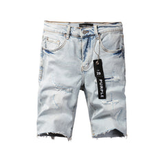 Purplre Blue Jean Shorts 5088 with a Classic Cut for a Timeless Summer Style