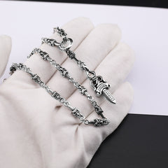 Chrome Hearts sword chain sword pendant necklace
