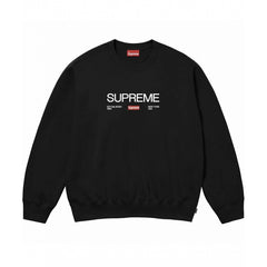 High version Supreme 25SS trendy brand HOODEDSWEATSHIRT big logo with fleece hoodie sweatshirt (42)