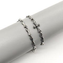 Chrome Hearts cross full bone bracelet