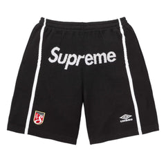 Supreme Collaboration Colorblock Soccer Shorts - Black