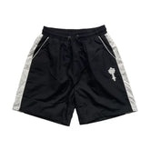 Trapstar 3D Embroidery Color Block Shorts Black