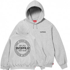 High version Supreme 25SS trendy brand HOODEDSWEATSHIRT big logo with fleece hoodie sweatshirt (21)
