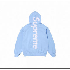 High version Supreme 25SS trendy brand HOODEDSWEATSHIRT big logo with fleece hoodie sweatshirt (80)