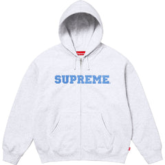 High version Supreme 25SS trendy brand HOODEDSWEATSHIRT big logo with fleece hoodie sweatshirt (94)