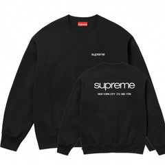 High version Supreme 25SS trendy brand HOODEDSWEATSHIRT big logo with fleece hoodie sweatshirt (40)