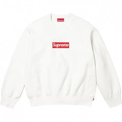 High version Supreme 25SS trendy brand HOODEDSWEATSHIRT big logo with fleece hoodie sweatshirt (37)