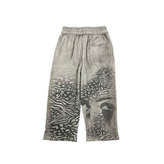 Mixed Emotions　Grey ‘Striped’ Sweatpants