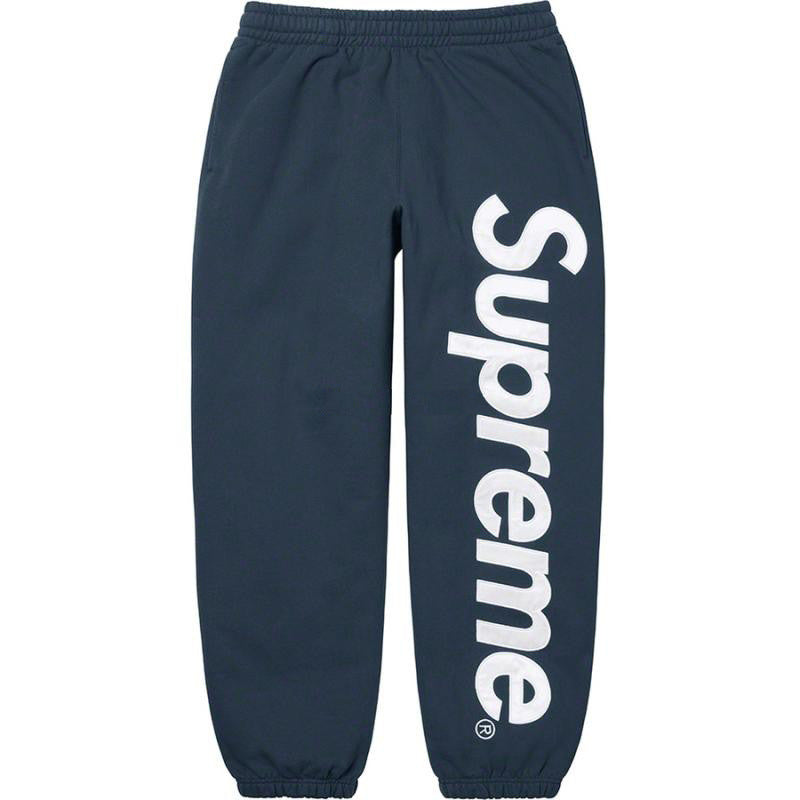 25ssSupremeSatinAppliquéHoodedSweatshirt连帽卫衣裤子 (14)