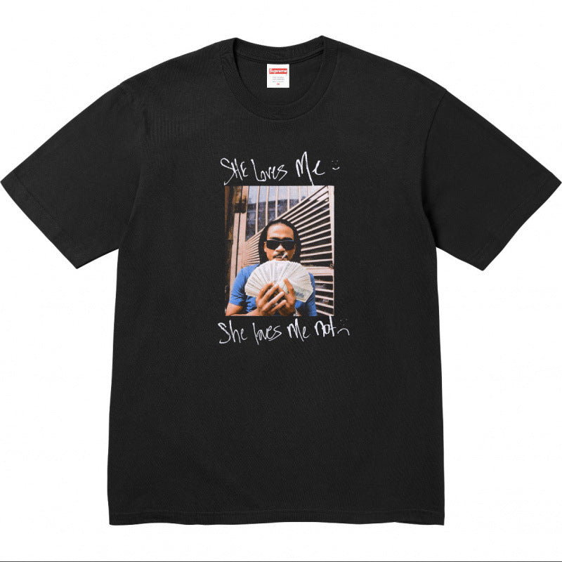 Top version Supreme SS25 Short sleeved T-shirt, trendy street style short sleeved T-shirt (85)