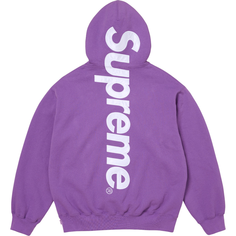 High version Supreme 25SS trendy brand HOODEDSWEATSHIRT big logo with fleece hoodie sweatshirt (86)