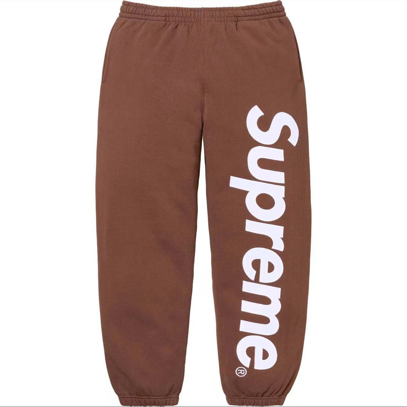 25ssSupremeSatinAppliquéHoodedSweatshirt连帽卫衣裤子 (15)