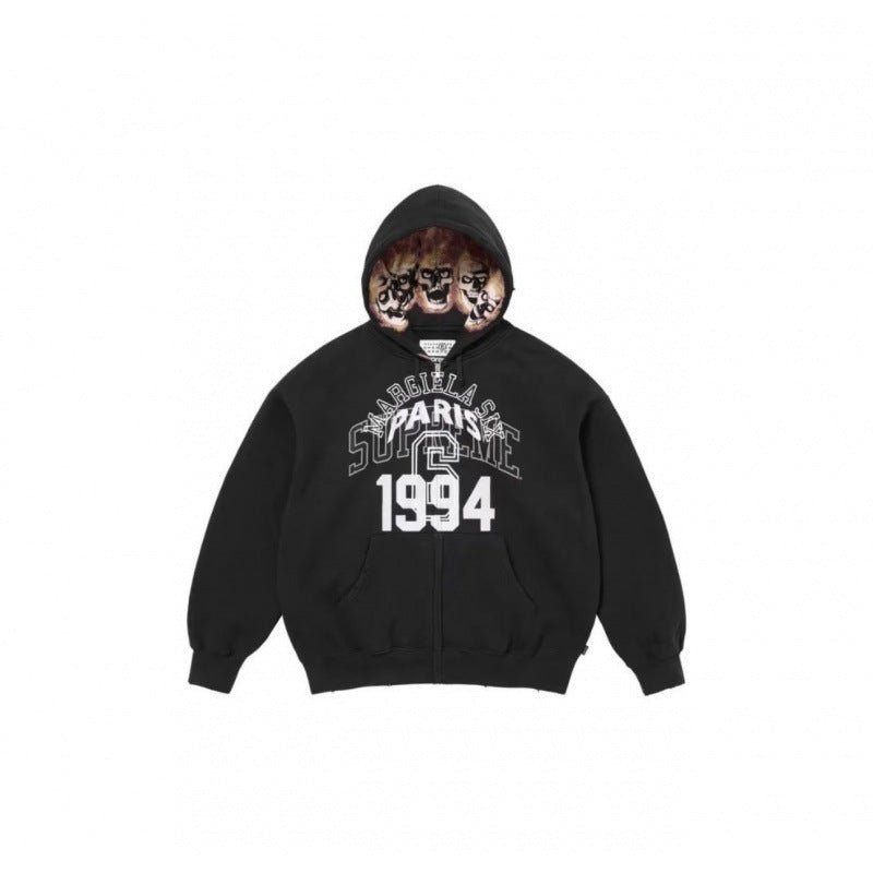 High version Supreme 25SS trendy brand HOODEDSWEATSHIRT big logo with fleece hoodie sweatshirt (72)