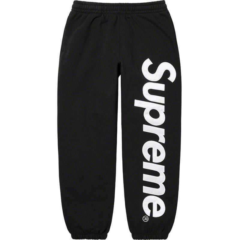 25ssSupremeSatinAppliquéHoodedSweatshirt连帽卫衣裤子 (17)