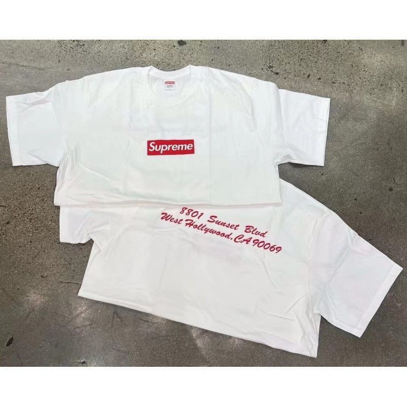 Top version Supreme SS25 Short sleeved T-shirt, trendy street style short sleeved T-shirt (18)