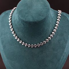 Chrome Hearts Simple wheat ear heart necklace