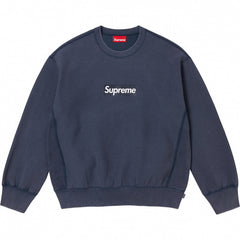High version Supreme 25SS trendy brand HOODEDSWEATSHIRT big logo with fleece hoodie sweatshirt (38)