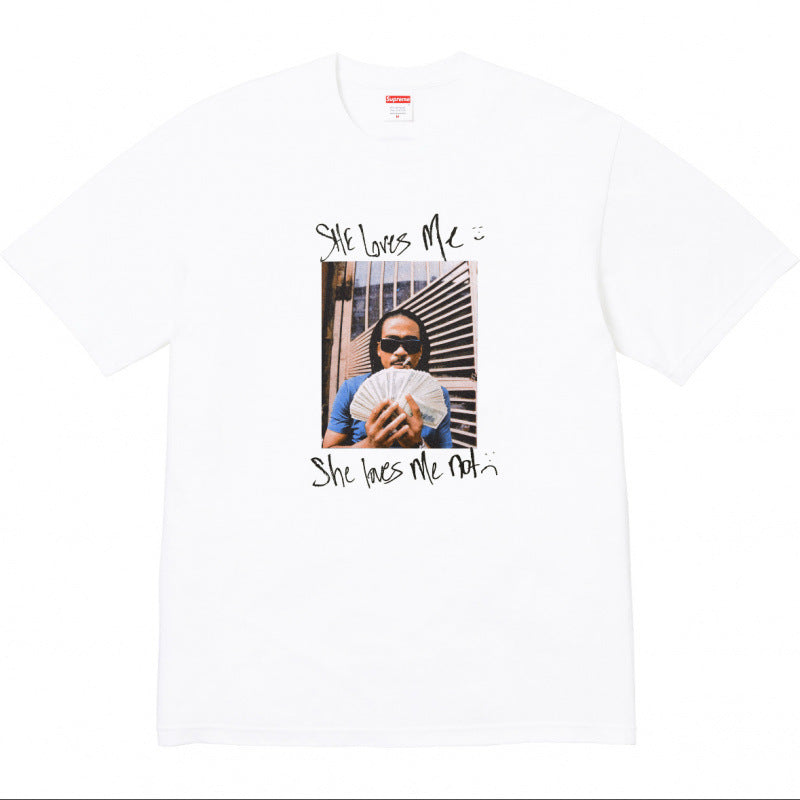 Top version Supreme SS25 Short sleeved T-shirt, trendy street style short sleeved T-shirt (86)