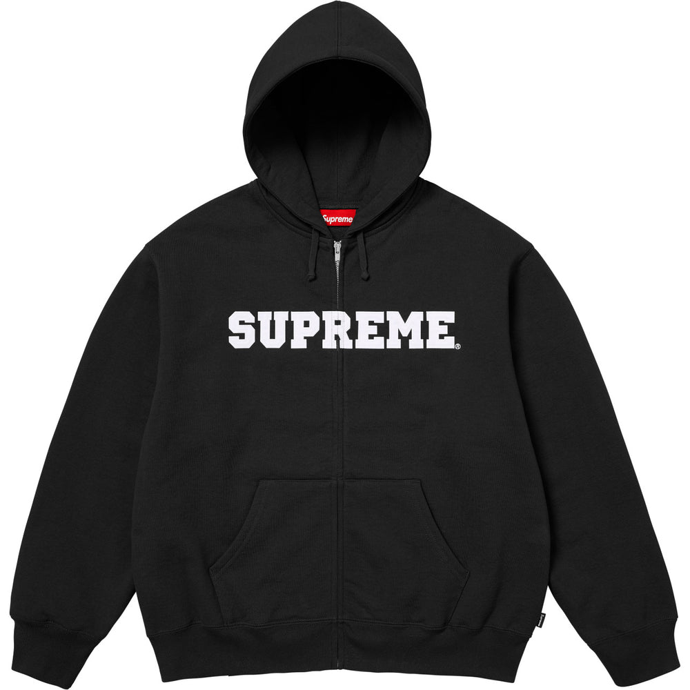 High version Supreme 25SS trendy brand HOODEDSWEATSHIRT big logo with fleece hoodie sweatshirt (93)