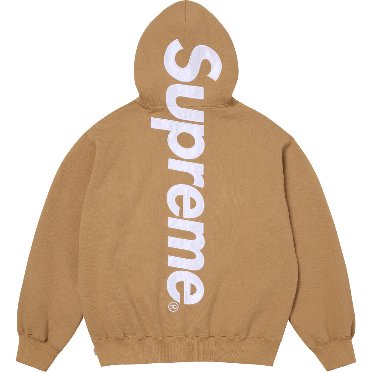 High version Supreme 25SS trendy brand HOODEDSWEATSHIRT big logo with fleece hoodie sweatshirt (85)