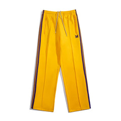 Needles Zebra Stripe Side Tape Track Pants Yellow Purple