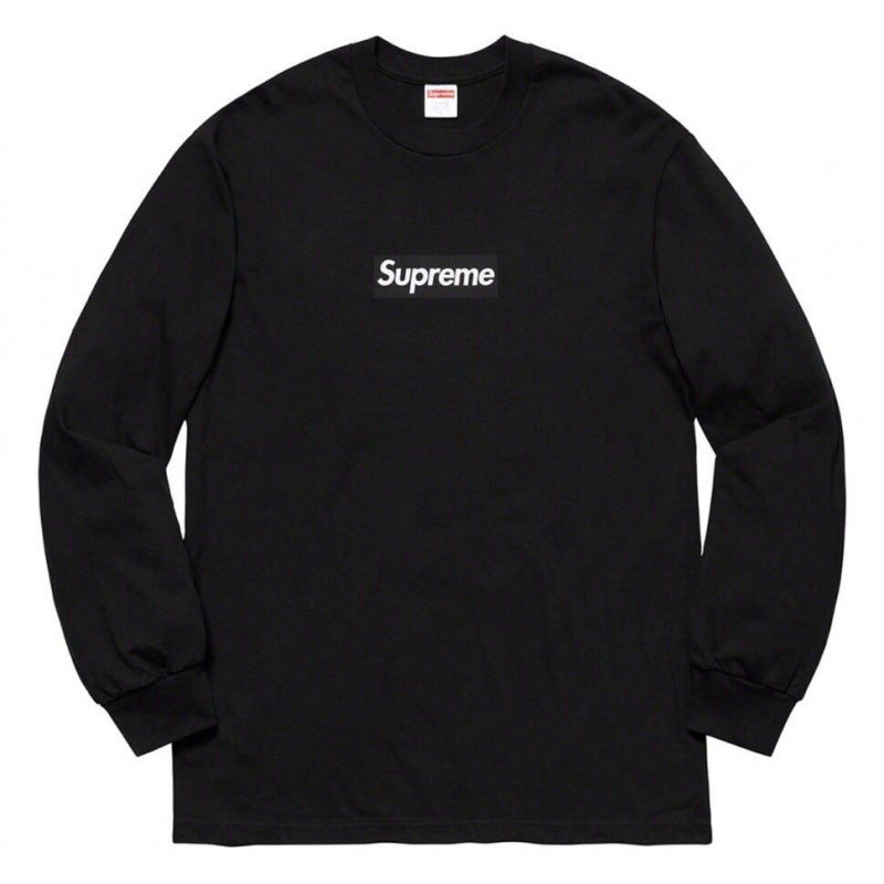 High version Supreme 25SS trendy brand HOODEDSWEATSHIRT big logo with fleece hoodie sweatshirt (55)