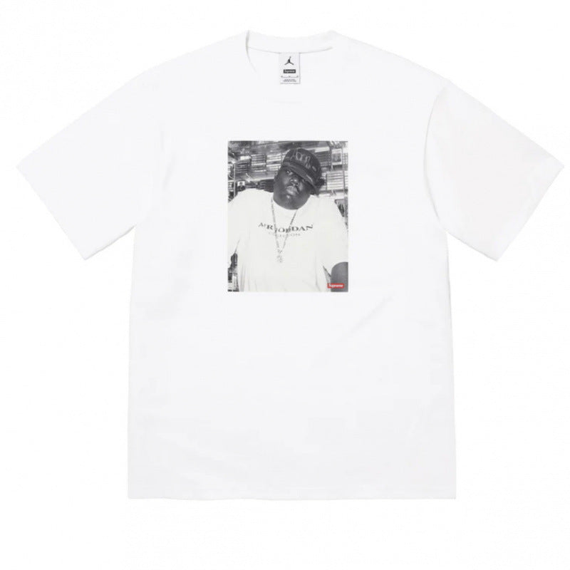 Top version Supreme SS25 Short sleeved T-shirt, trendy street style short sleeved T-shirt (100)