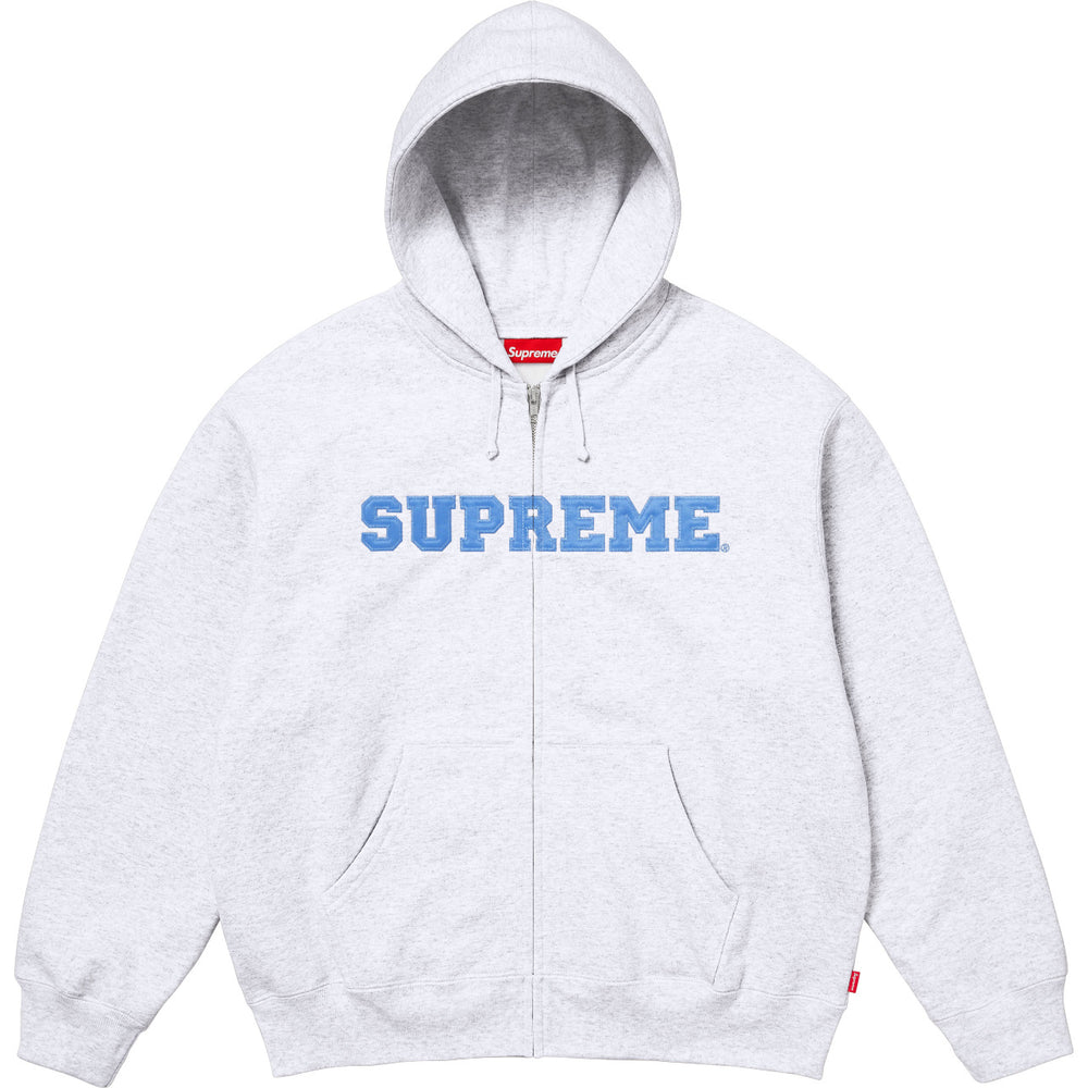 High version Supreme 25SS trendy brand HOODEDSWEATSHIRT big logo with fleece hoodie sweatshirt (94)