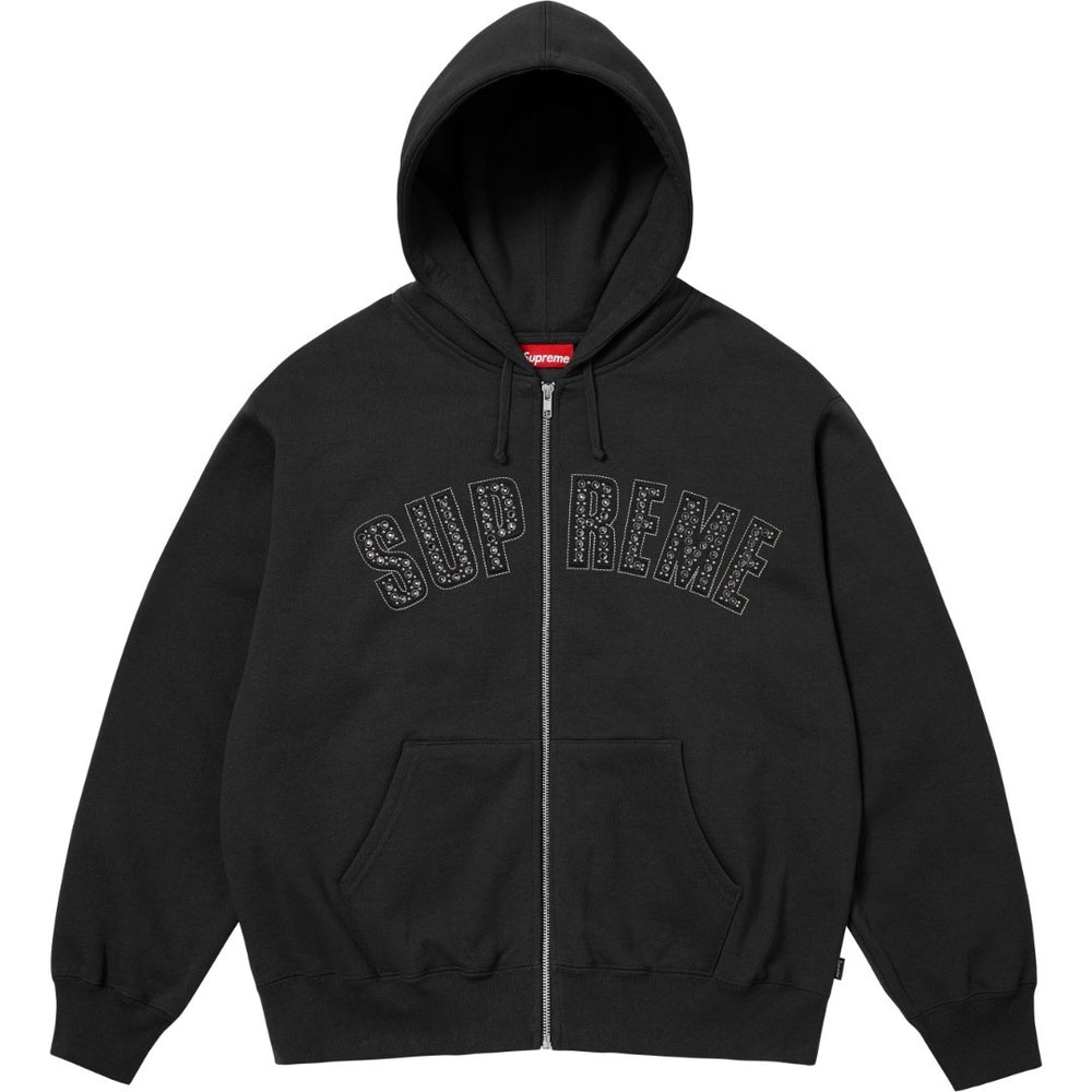 High version Supreme 25SS trendy brand HOODEDSWEATSHIRT big logo with fleece hoodie sweatshirt (59)