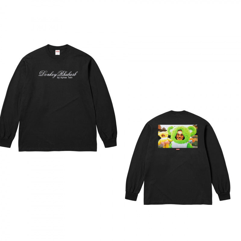 High version Supreme 25SS trendy brand HOODEDSWEATSHIRT big logo with fleece hoodie sweatshirt (53)