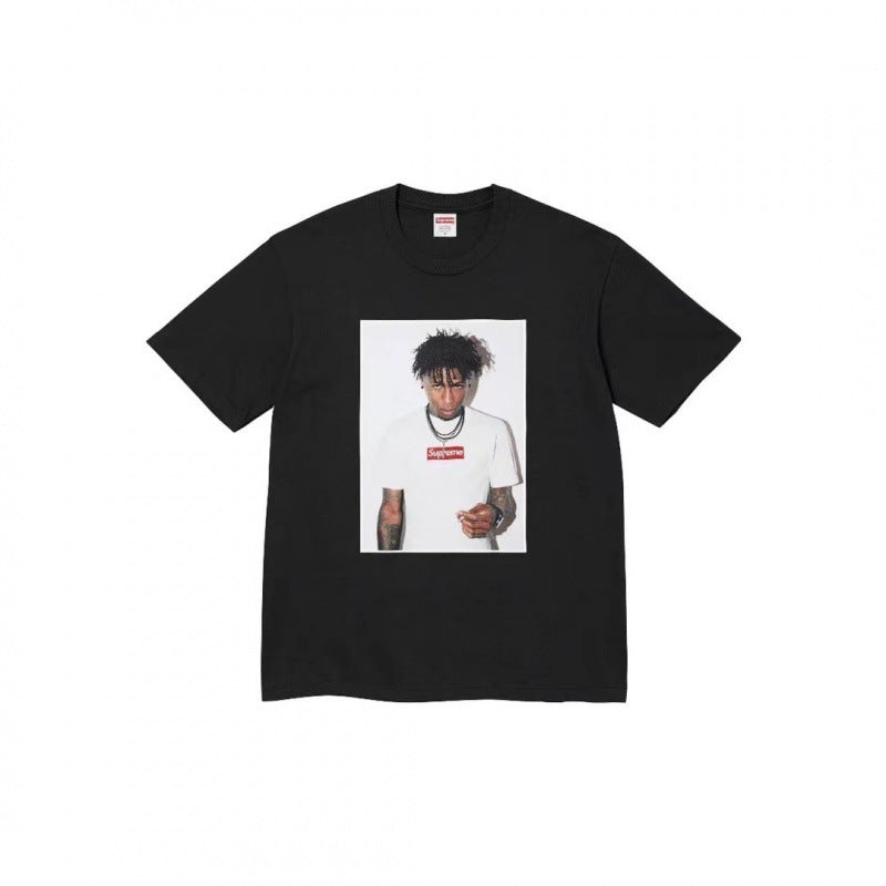 Top version Supreme SS25 Short sleeved T-shirt, trendy street style short sleeved T-shirt (95)