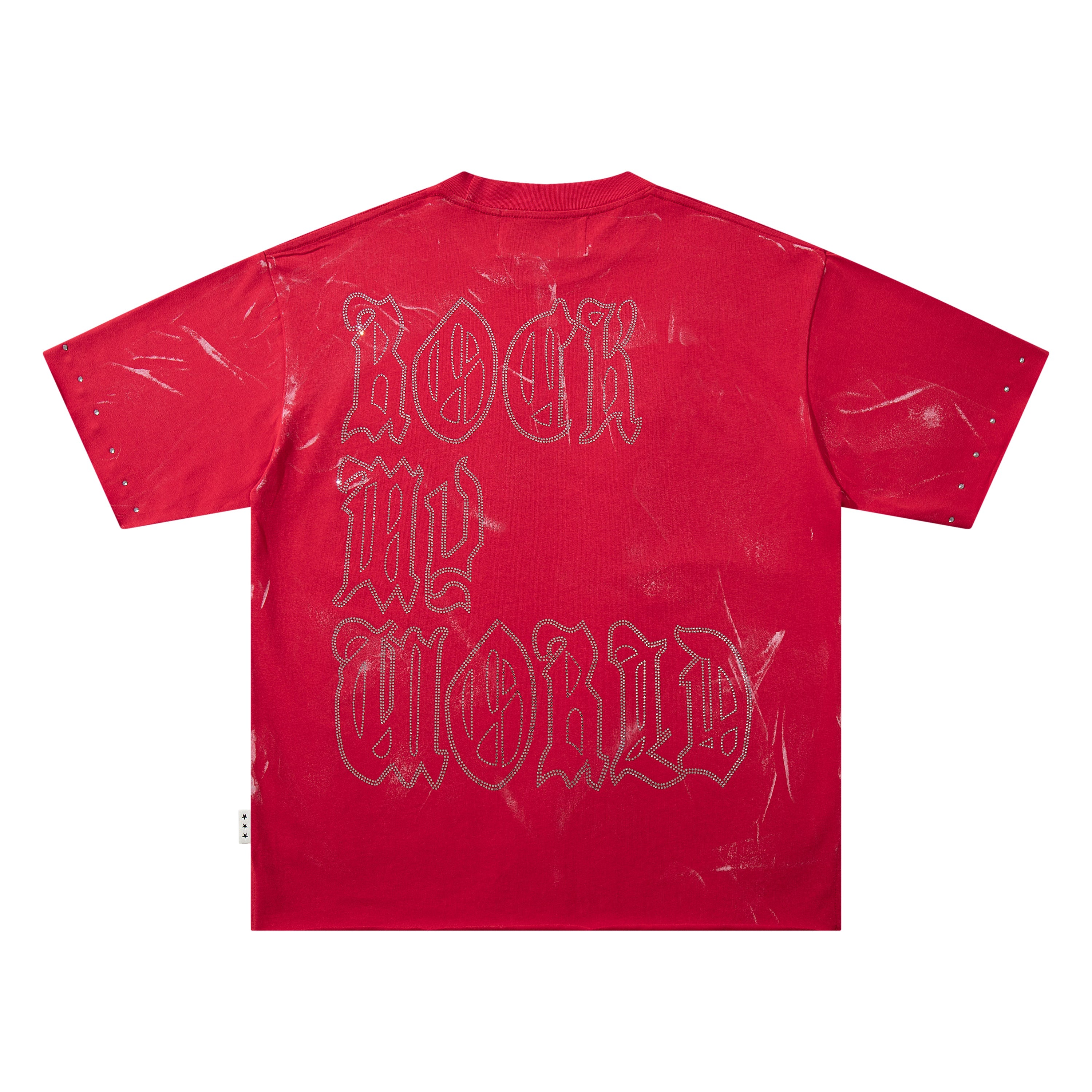 BKYS Skeleton Guitar Rocker Oversized Graphic T‑Shirt