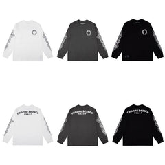 CHROME-HEARTS Men's Long-Sleeve T-shirt Sweatshirt K8005